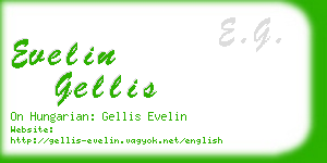 evelin gellis business card